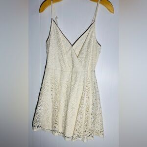 Love, Fire Cream Lace dress size small
